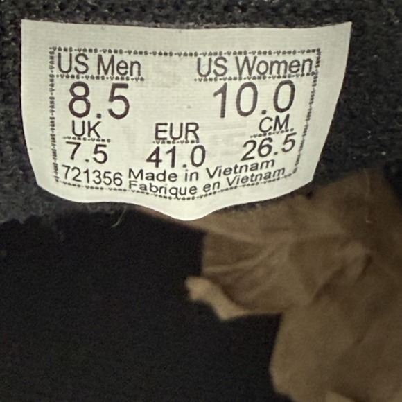 Vans Sk8 Hi Shoes Mens 8.5 Black Logo Flame Lace Up Hi Top Casual - Picture 7 of 10